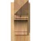 Ekena Millwork Merced Arts & Crafts Rough Sawn Outlooker, Western Red Cedar, 6"W x 12"D x 12"H OUT06X12X12MRC03RWR - alternate 4